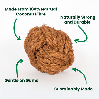 Planet Hero Coconut Fibre Ball Dog Toy